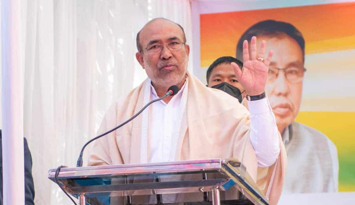 Manipur Cm Biren Singh Allocates Portfolios To Six Recently Inducted